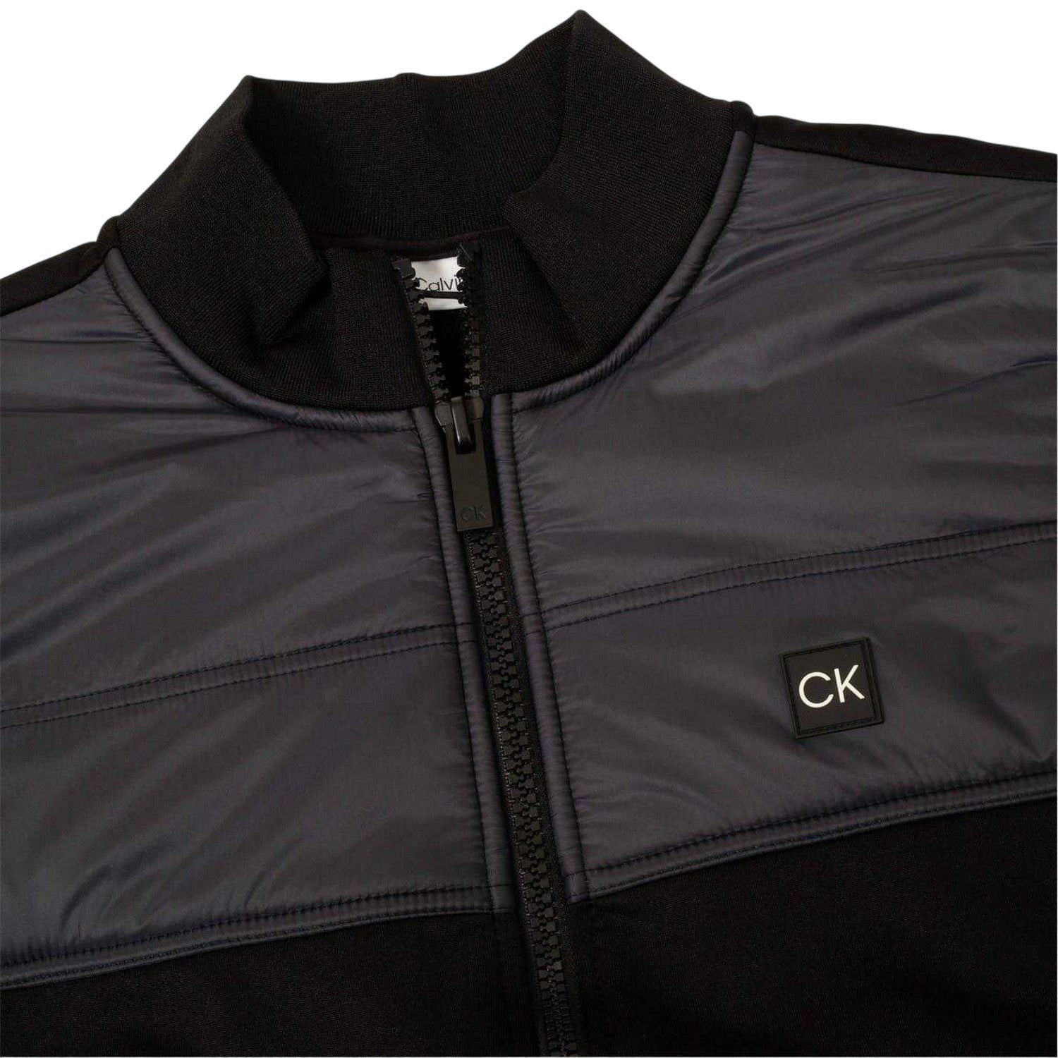 Black - Side - Calvin Klein Mens Performance Hybrid Golf Gilet