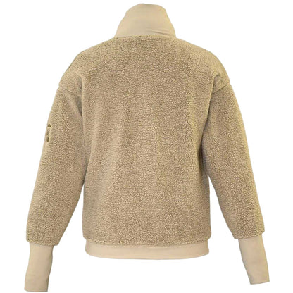Sage - Back - Requisite Womens-Ladies Sherpa Fleece Long-Sleeved Jacket