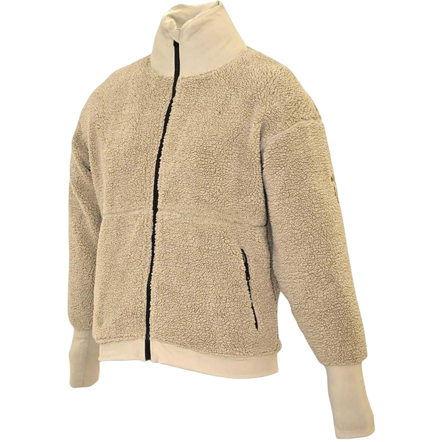 Sage - Side - Requisite Womens-Ladies Sherpa Fleece Long-Sleeved Jacket