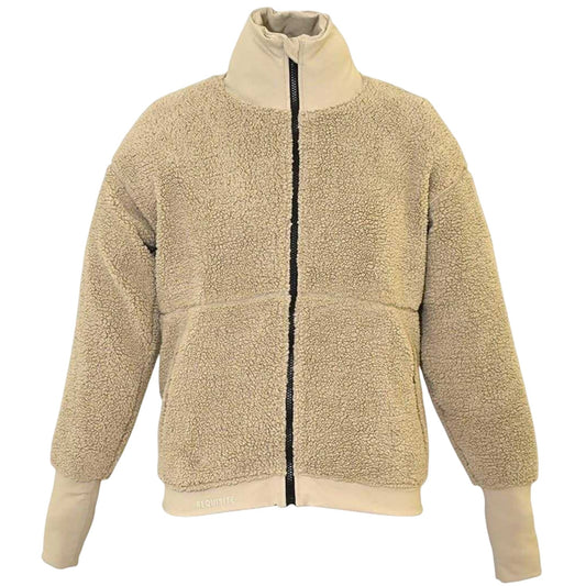 Sage - Front - Requisite Womens-Ladies Sherpa Fleece Long-Sleeved Jacket