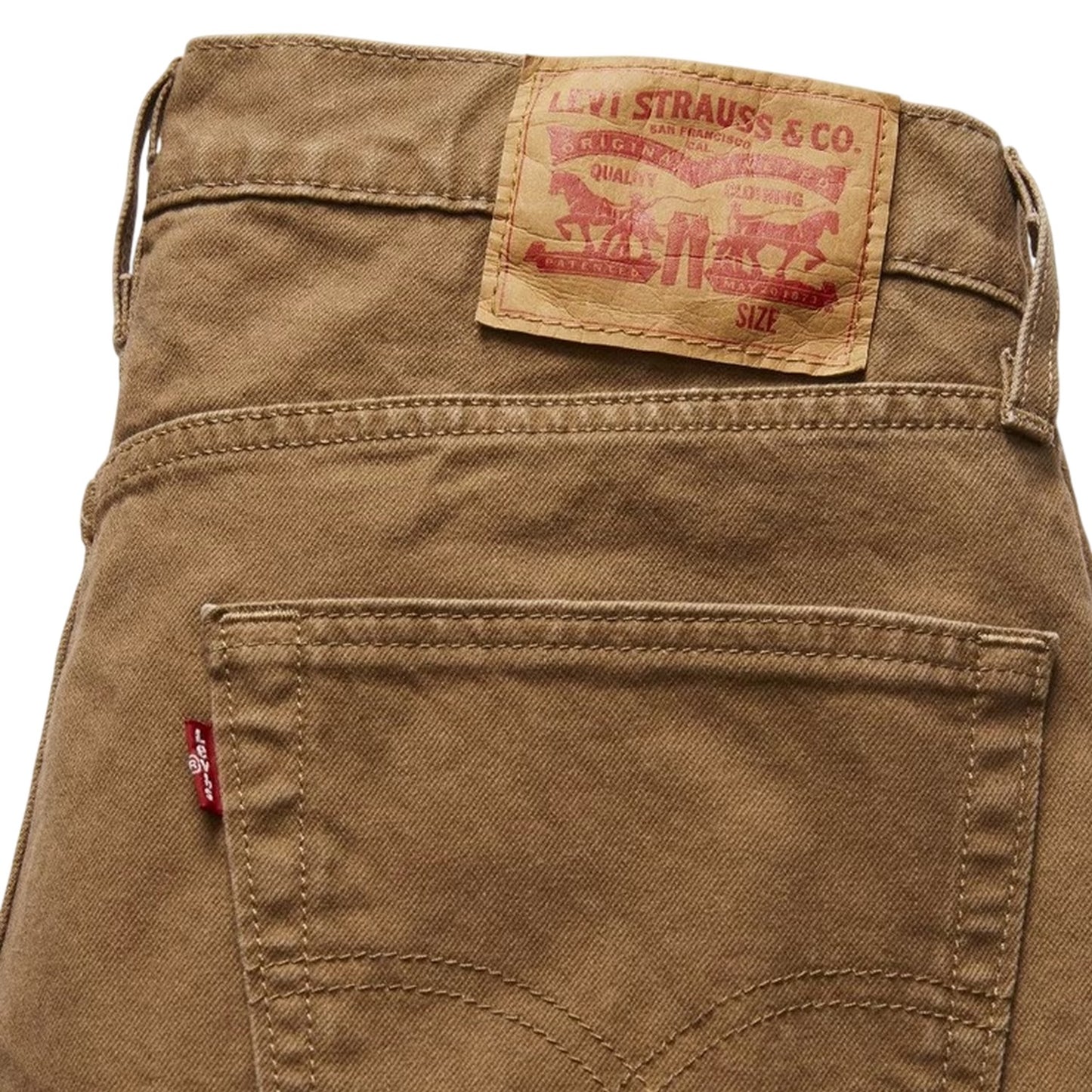 Otter - Side - Levis Mens 502 Sky Denim 5 Pockets Tapered Jeans