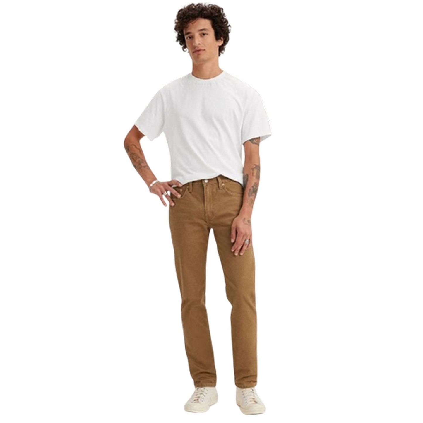 Otter - Lifestyle - Levis Mens 502 Sky Denim 5 Pockets Tapered Jeans