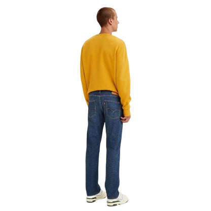 Sunset Down - Back - Levis Mens 502 Sky Denim 5 Pockets Tapered Jeans