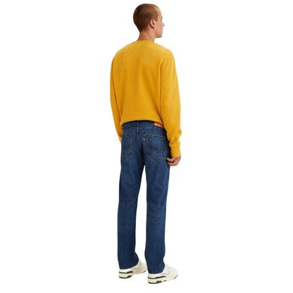Cross The Sky - Back - Levis Mens 502 Sky Denim 5 Pockets Tapered Jeans