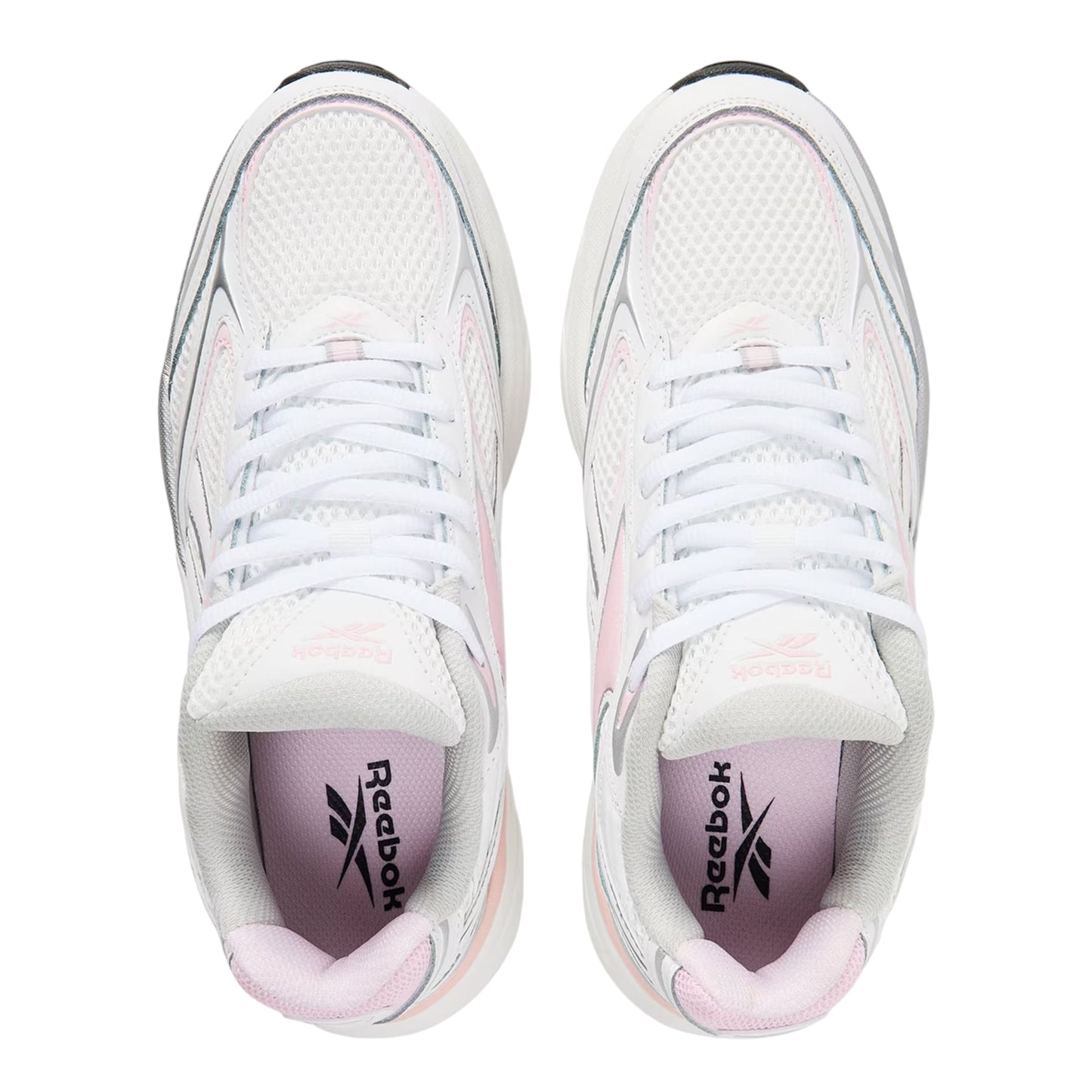 White-Silver-Berry - Lifestyle - Reebok Womens-Ladies Belwave Trainers