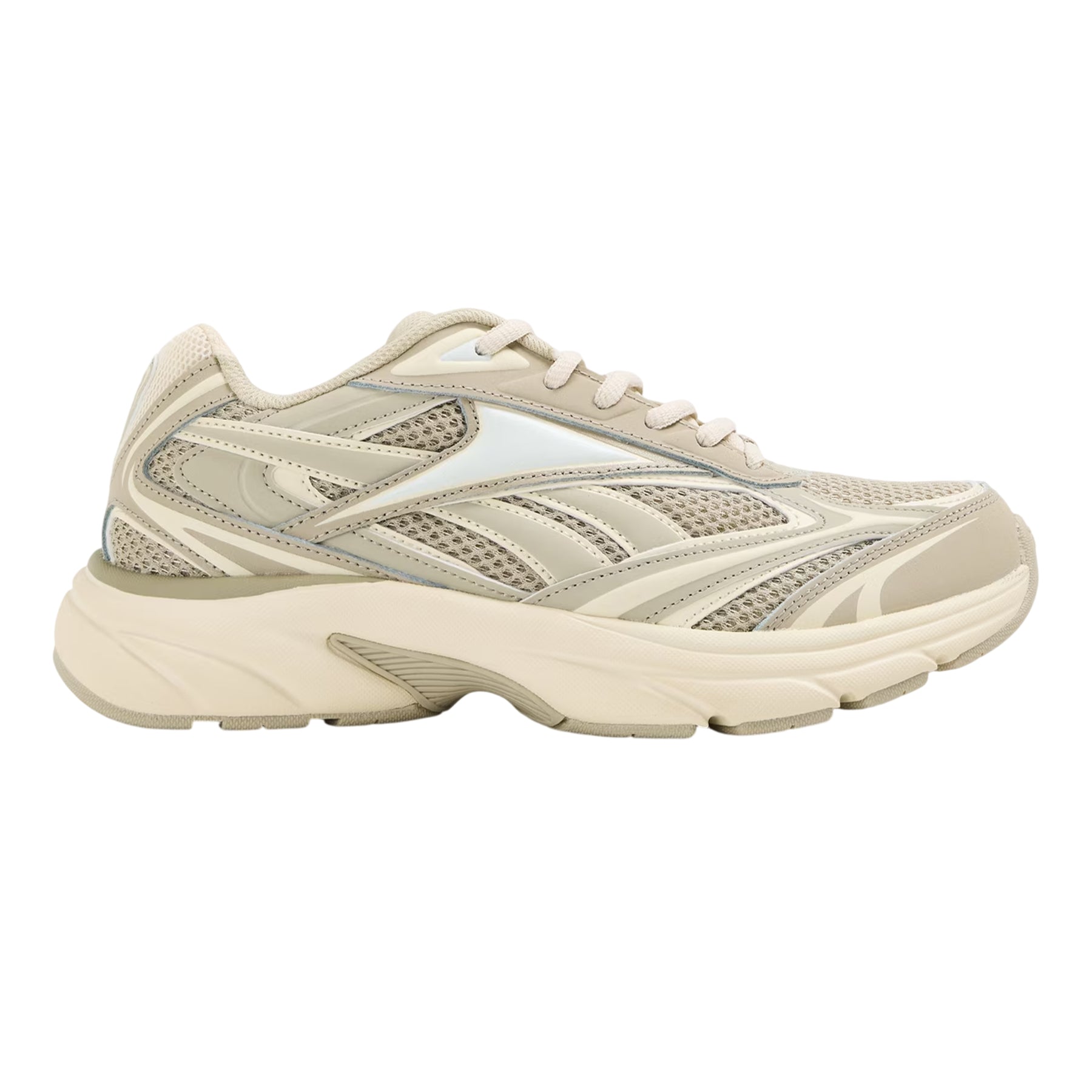 Beige-Sand - Front - Reebok Womens-Ladies Belwave Trainers