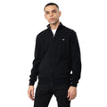 Black - Front - Gant Mens Lambswool Full Zip Cardigan