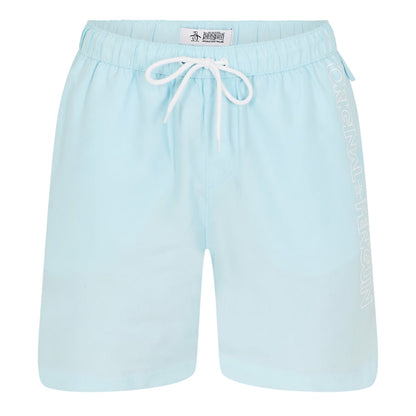 Water - Front - Original Penguin Mens Logo Swim Shorts