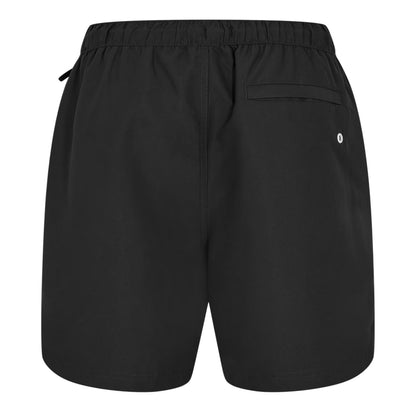 True Black - Back - Original Penguin Mens Logo Swim Shorts