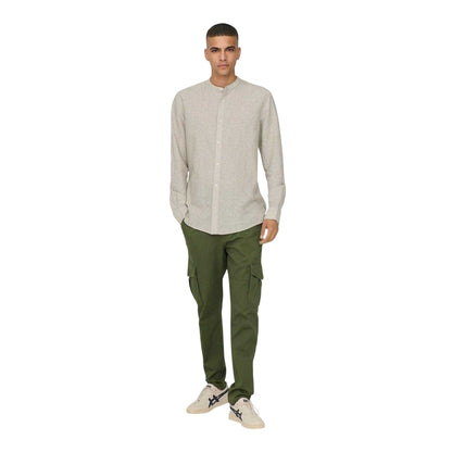 Olive Night - Lifestyle - Only Mens Dean Regular Cargo Trousers