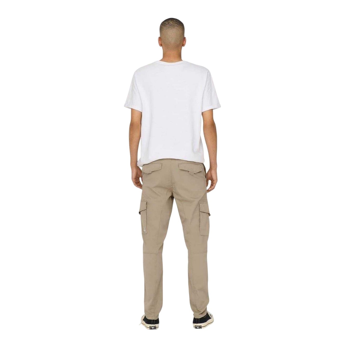 Crockery - Back - Only Mens Dean Regular Cargo Trousers