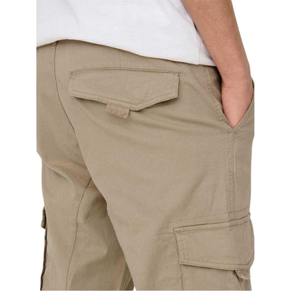 Crockery - Side - Only Mens Dean Regular Cargo Trousers