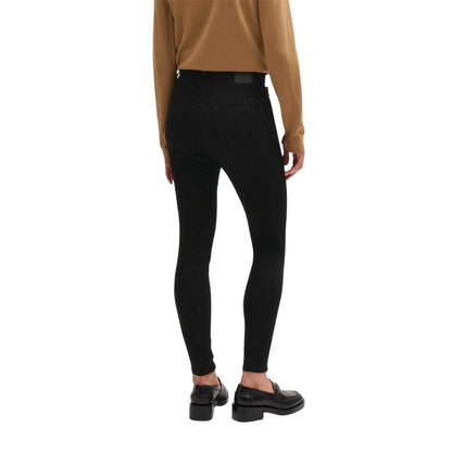 Black - Back - Boss Womens-Ladies Maye Denim Slim Jeans