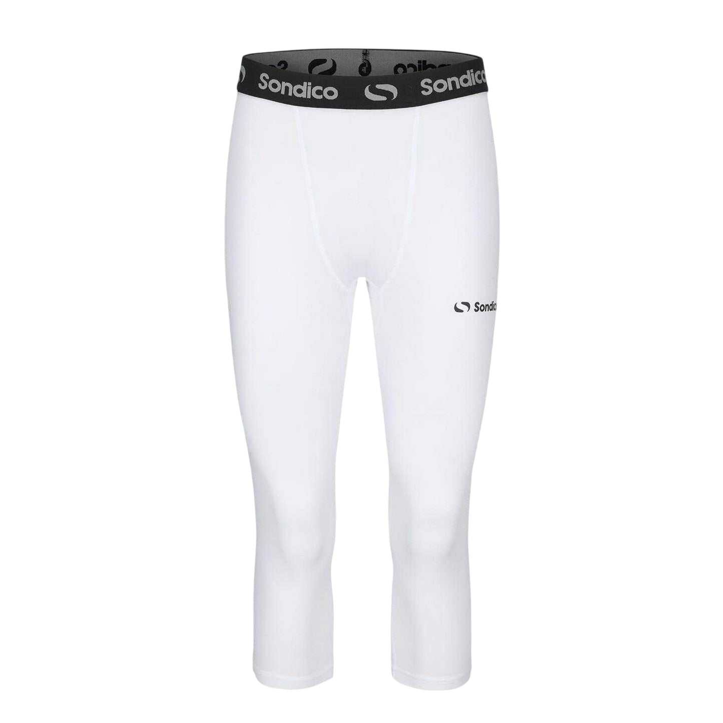 White - Front - Sondico Mens Core 3-4 Tights