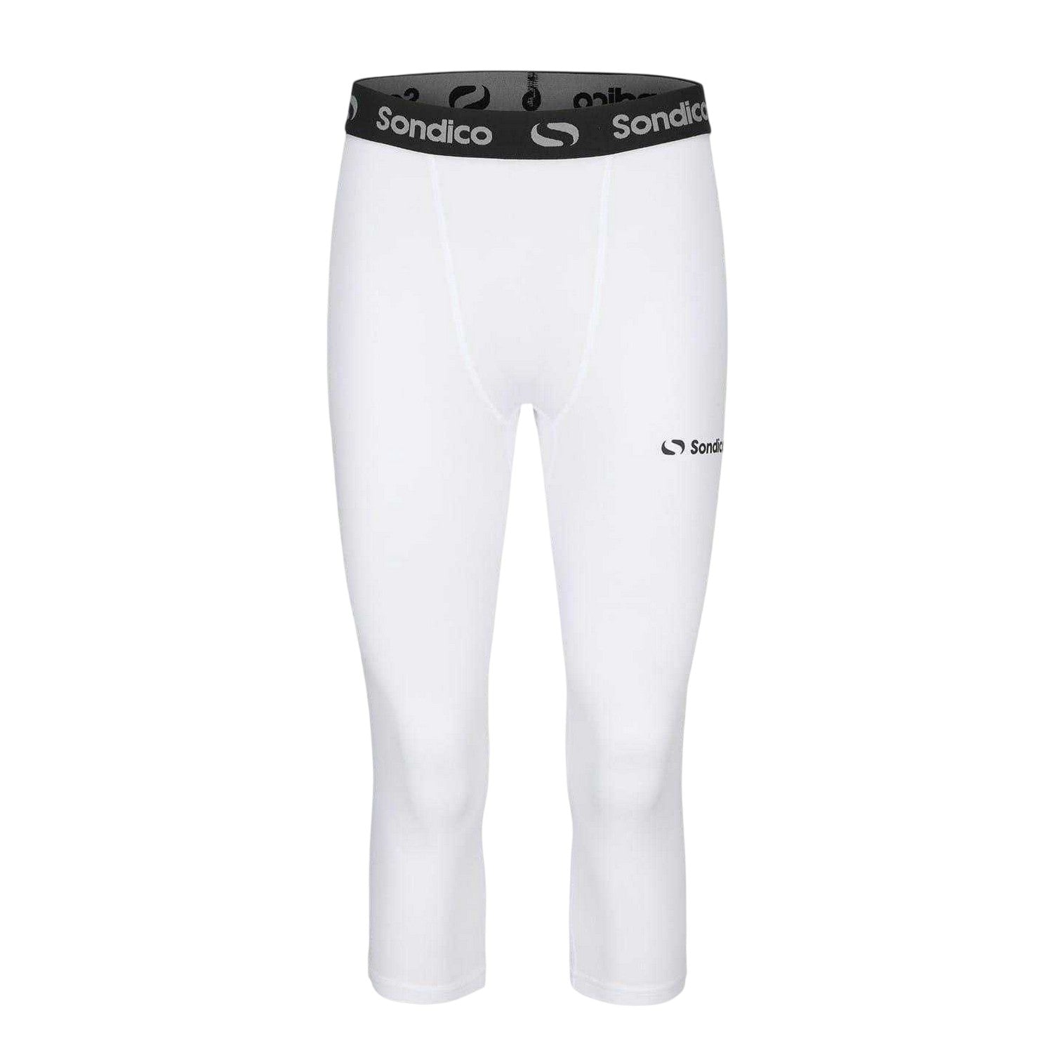 White - Front - Sondico Mens Core 3-4 Tights