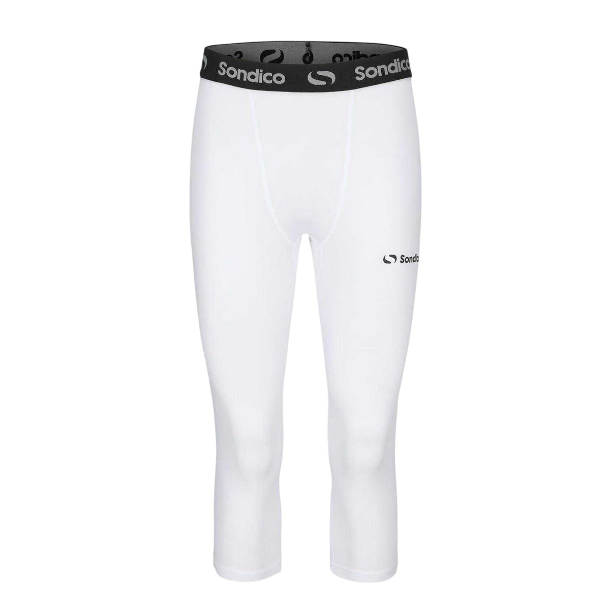 White - Front - Sondico Mens Core 3-4 Tights