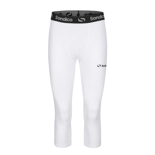White - Front - Sondico Mens Core 3-4 Tights