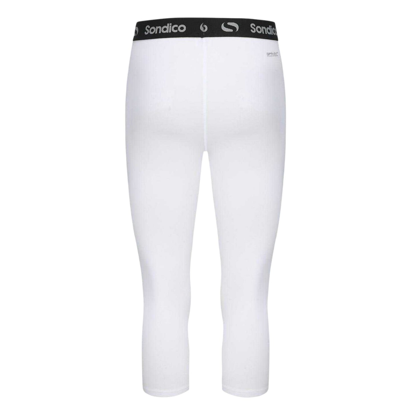 White - Back - Sondico Mens Core 3-4 Tights