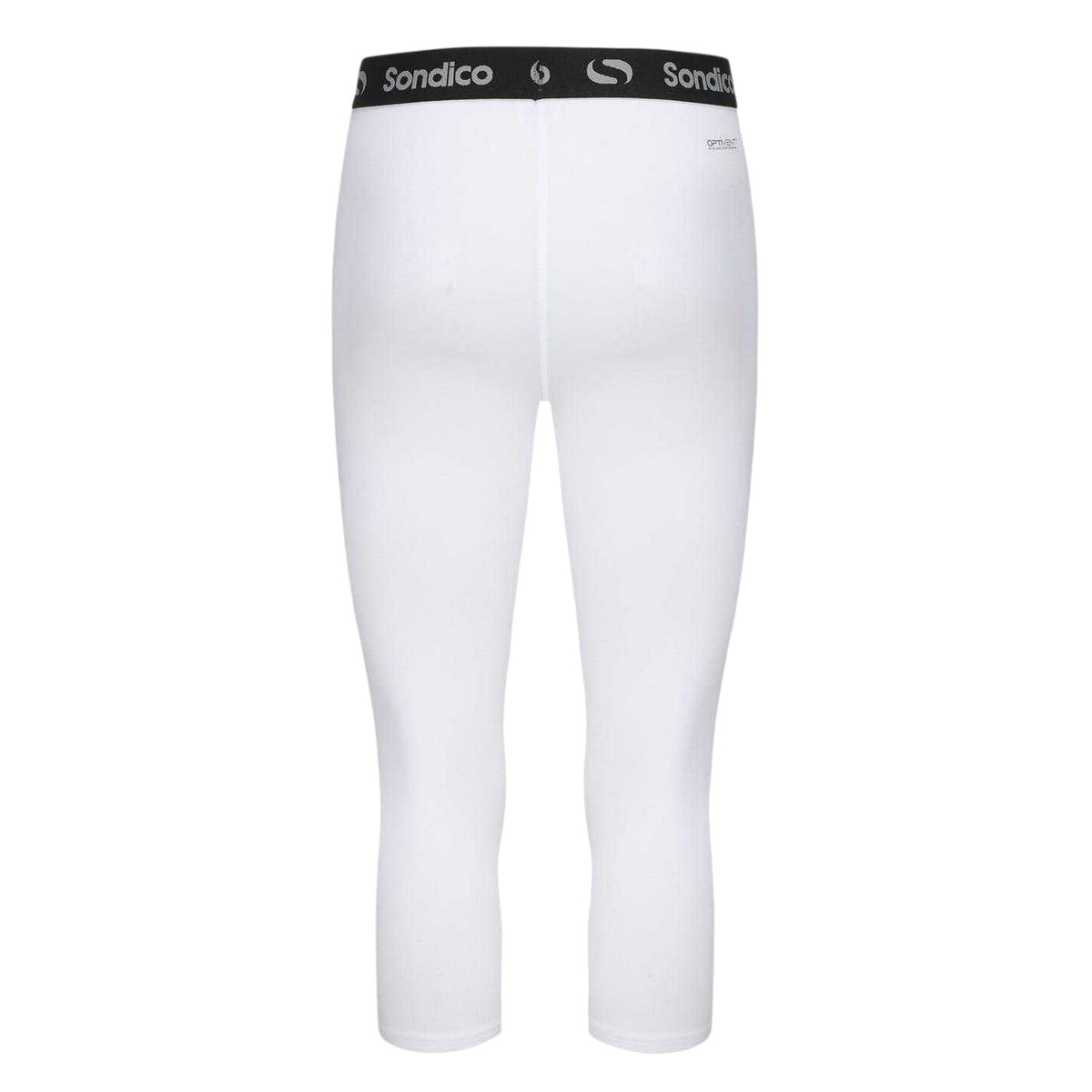 White - Back - Sondico Mens Core 3-4 Tights