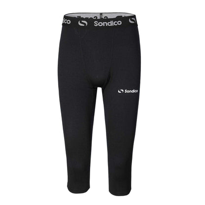 Black - Front - Sondico Mens Core 3-4 Tights