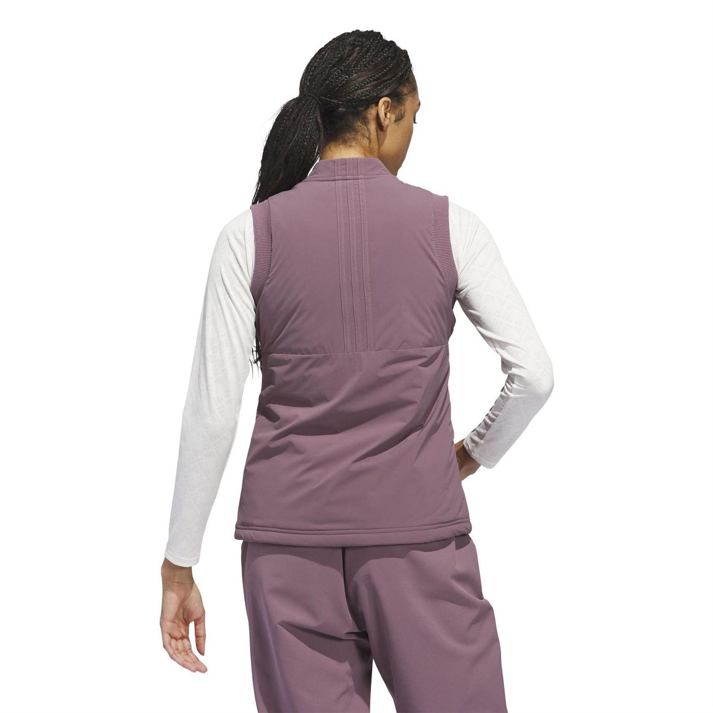 Shadow Purple - Back - Adidas Womens-Ladies Gilet