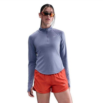 Indigo - Front - Nike Womens-Ladies T Flash Raglan Long-Sleeved Top