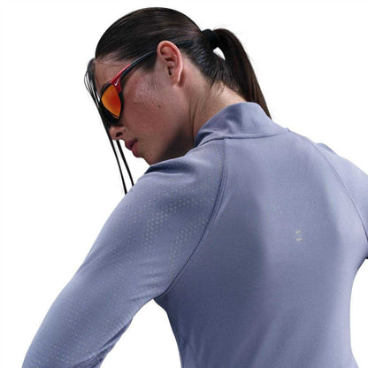 Indigo - Side - Nike Womens-Ladies T Flash Raglan Long-Sleeved Top