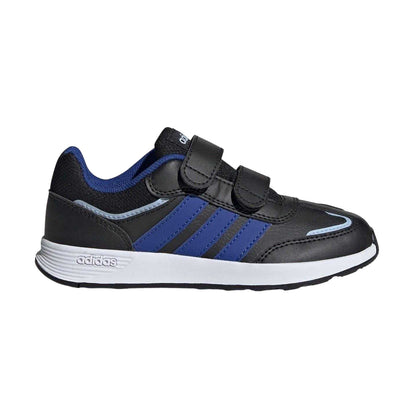 Black-Blue - Lifestyle - Adidas Childrens-Kids Tensaur Switch Hook and Loop Trainers