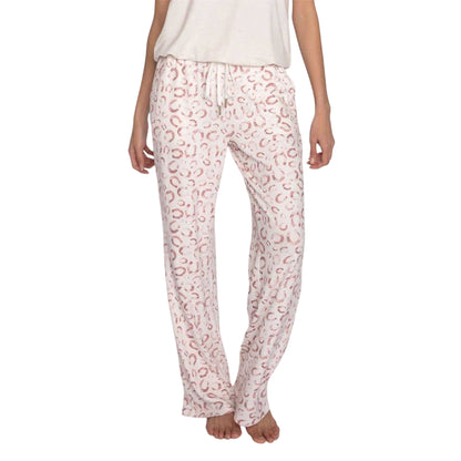 Off White - Front - PJ Salvage Womens-Ladies Horseshoe Lounge Pants