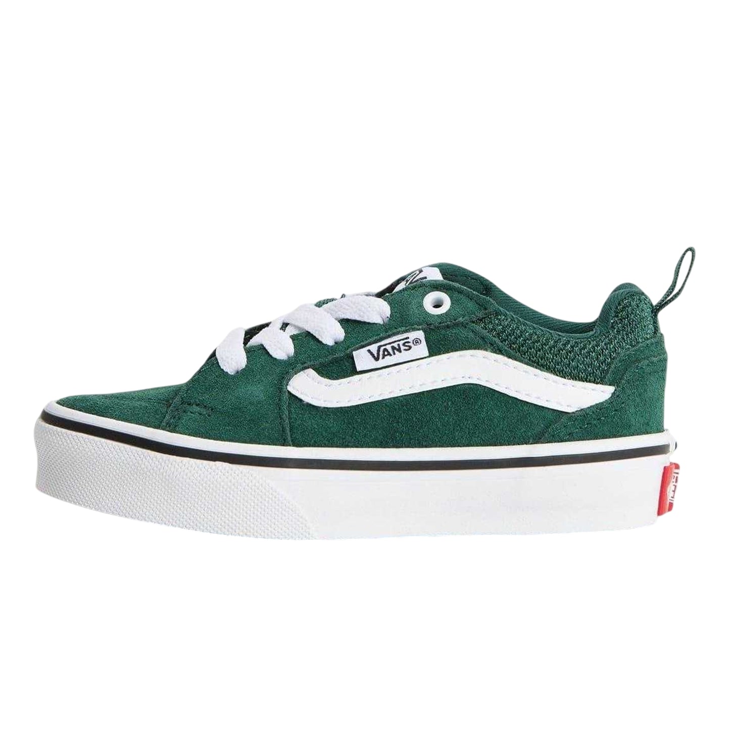 Emerald - Back - Vans Childrens-Kids Filmore Suede Flat Trainers