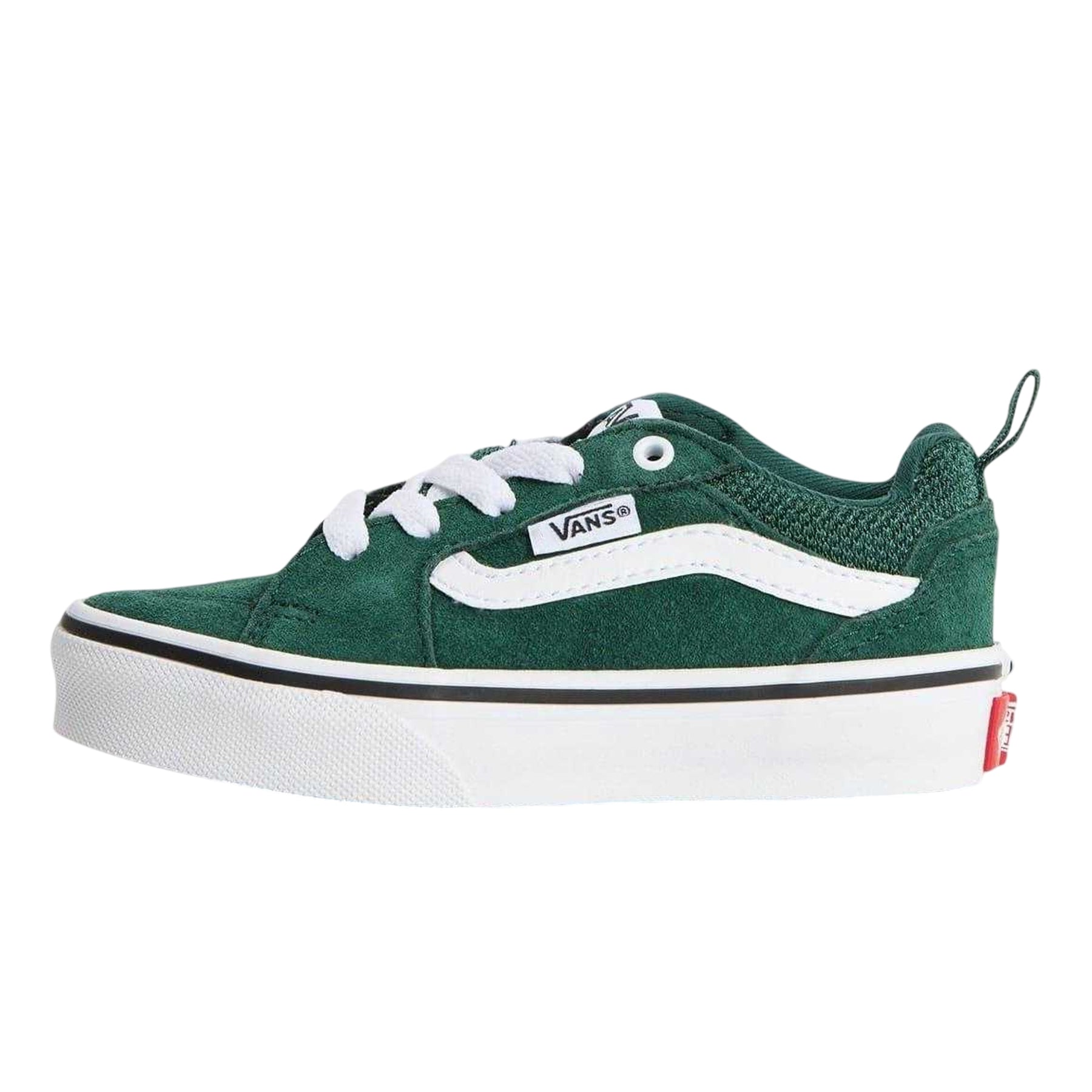 Emerald - Back - Vans Childrens-Kids Filmore Suede Flat Trainers