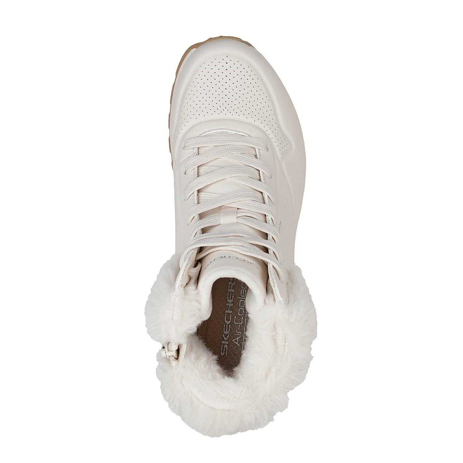 White - Lifestyle - Skechers Womens-Ladies Uno Rugged Waterproof Ankle Boots