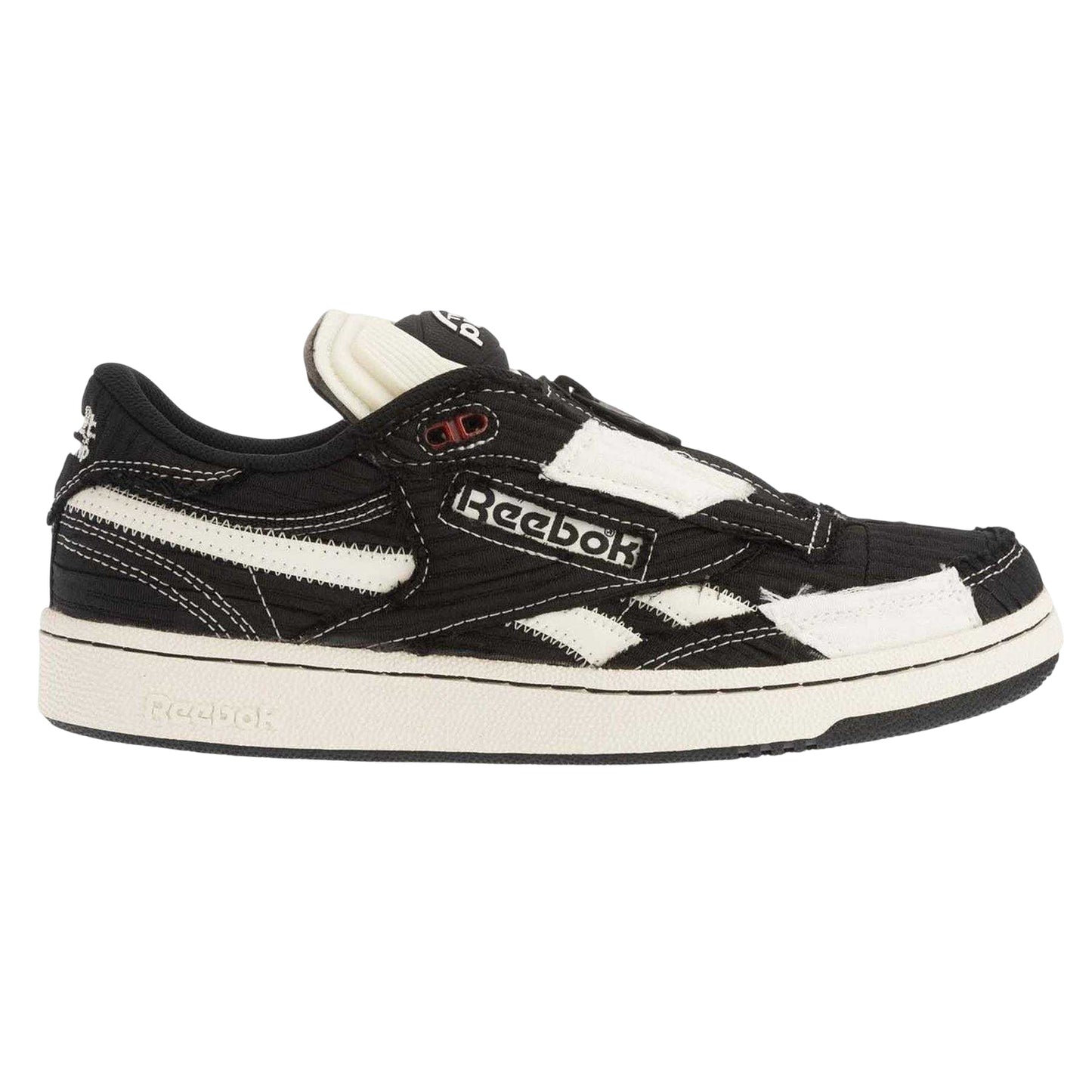 Black-White - Side - Reebok Mens Club C 85 Trainers