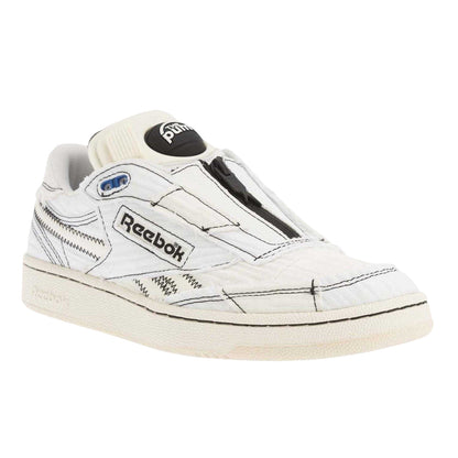 White-Black - Front - Reebok Mens Club C 85 Trainers