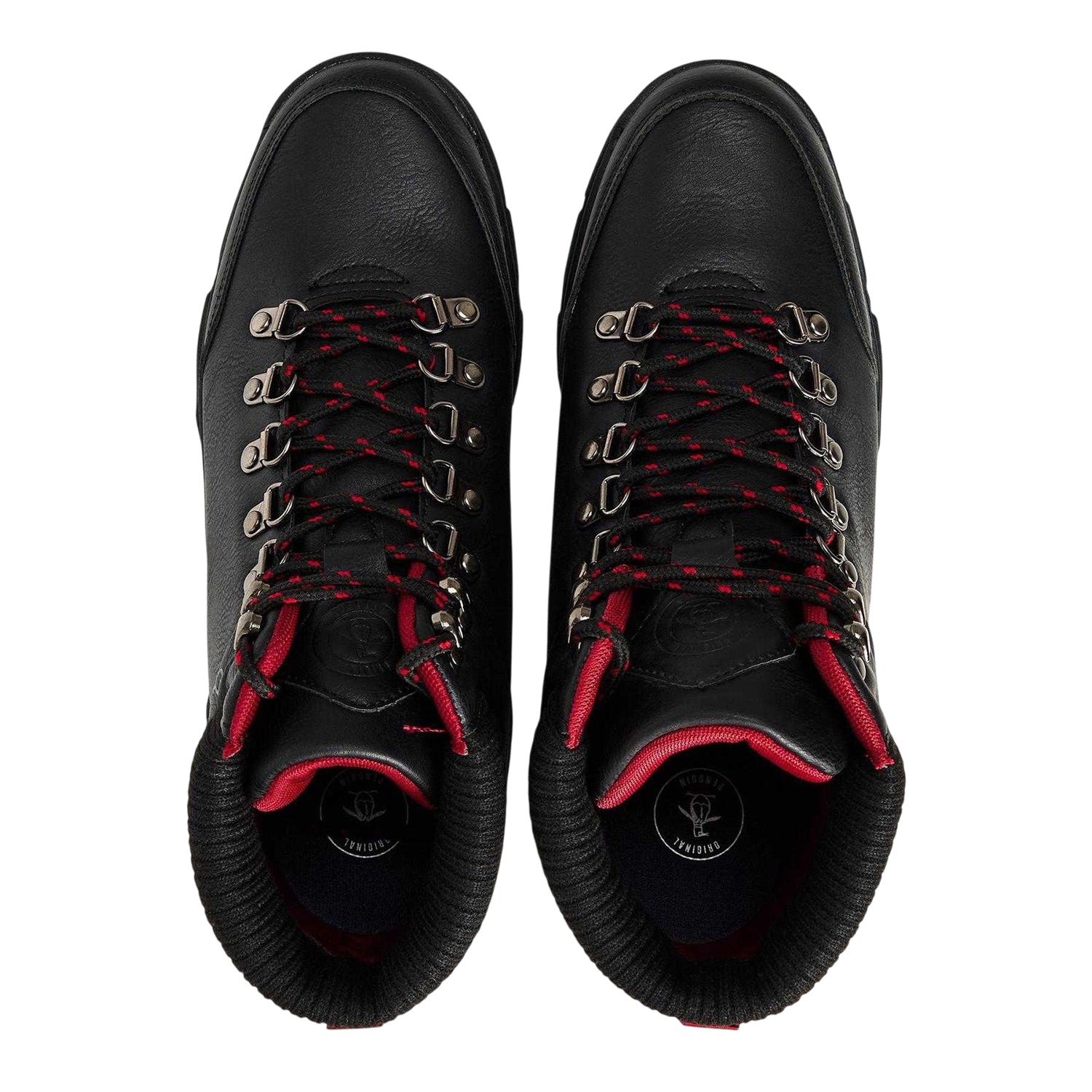 Black - Side - Original Penguin Mens Hiking Boots