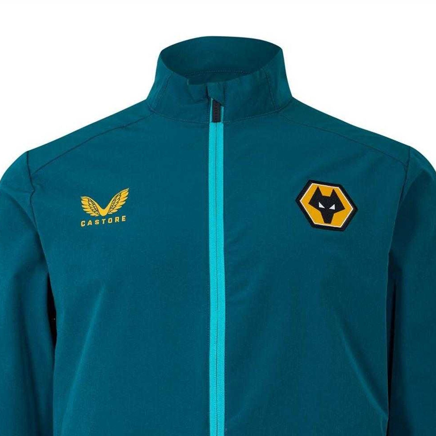 Bay Blue - Side - Castore Mens Wolverhampton Wanderers FC Anorak