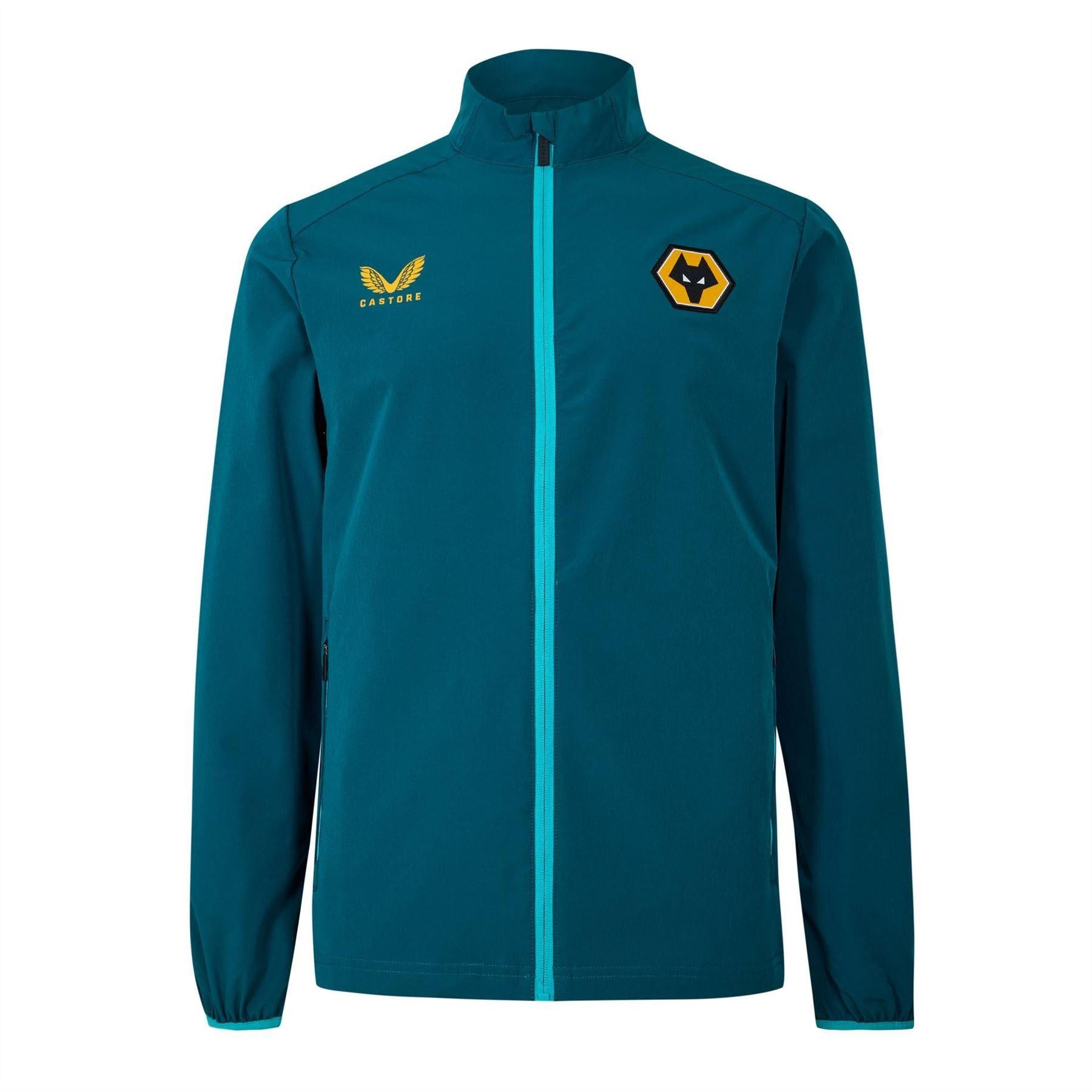 Bay Blue - Front - Castore Mens Wolverhampton Wanderers FC Anorak