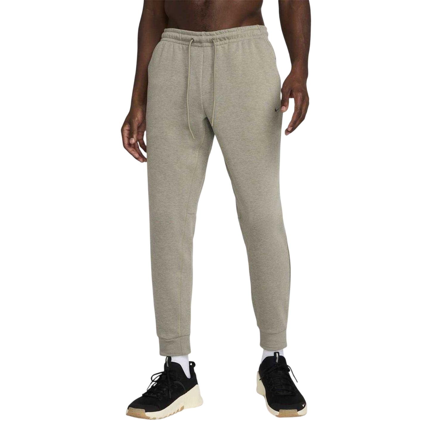 Army-Heather - Front - Nike Mens Performance Slim Tracksuit Bottoms