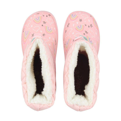 Pink - Lifestyle - Gelert Childrens-Kids Rainbow Stars Wellington Boots