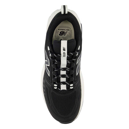 Black-White - Side - New Balance Mens Trail 410 Shoes