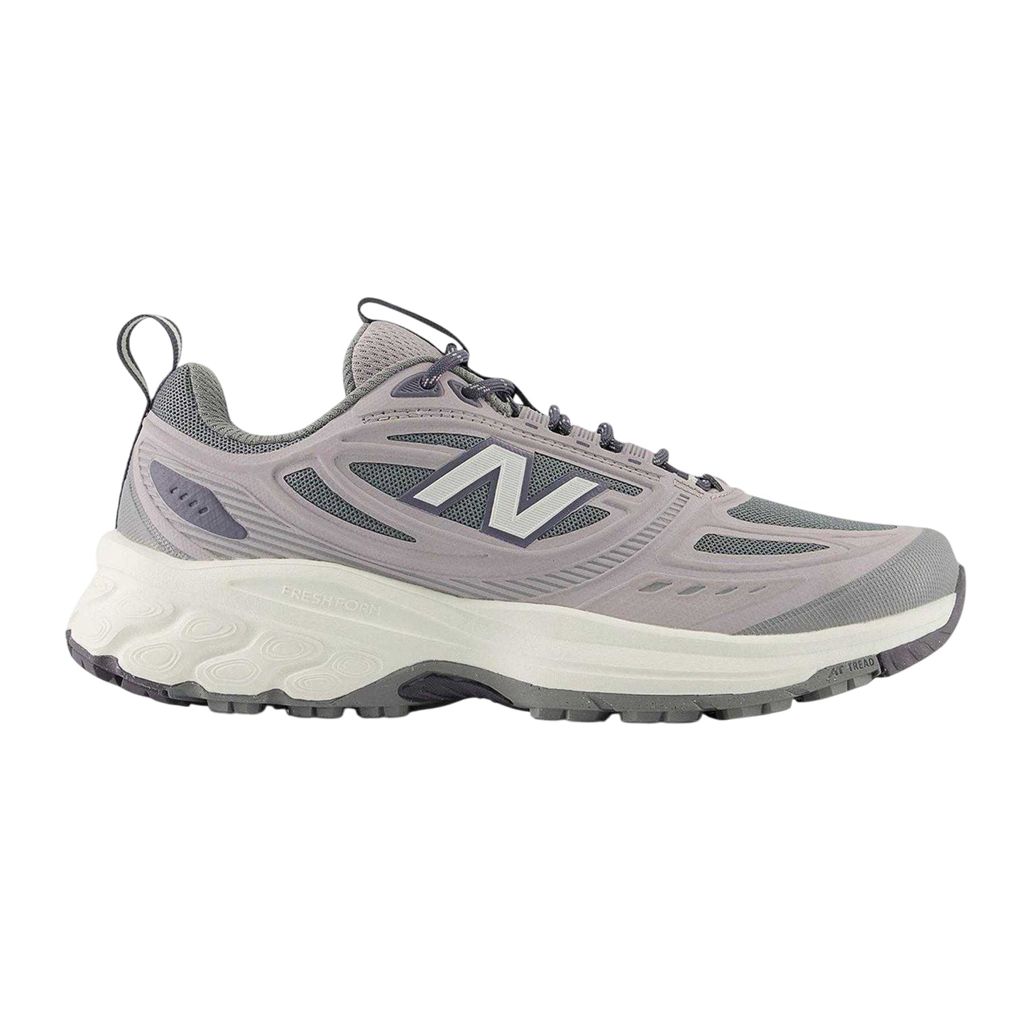 Grey-White - Front - New Balance Mens Trail 410 Shoes