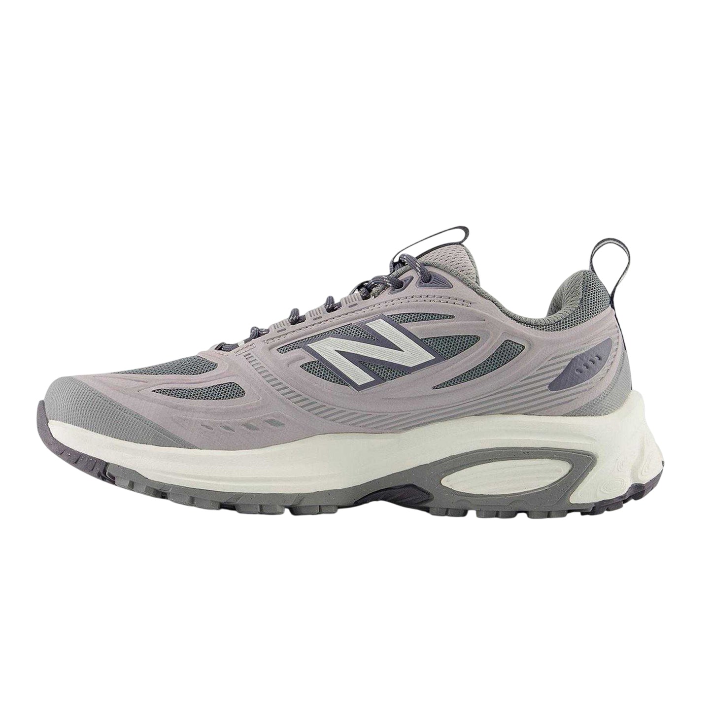 Grey-White - Back - New Balance Mens Trail 410 Shoes
