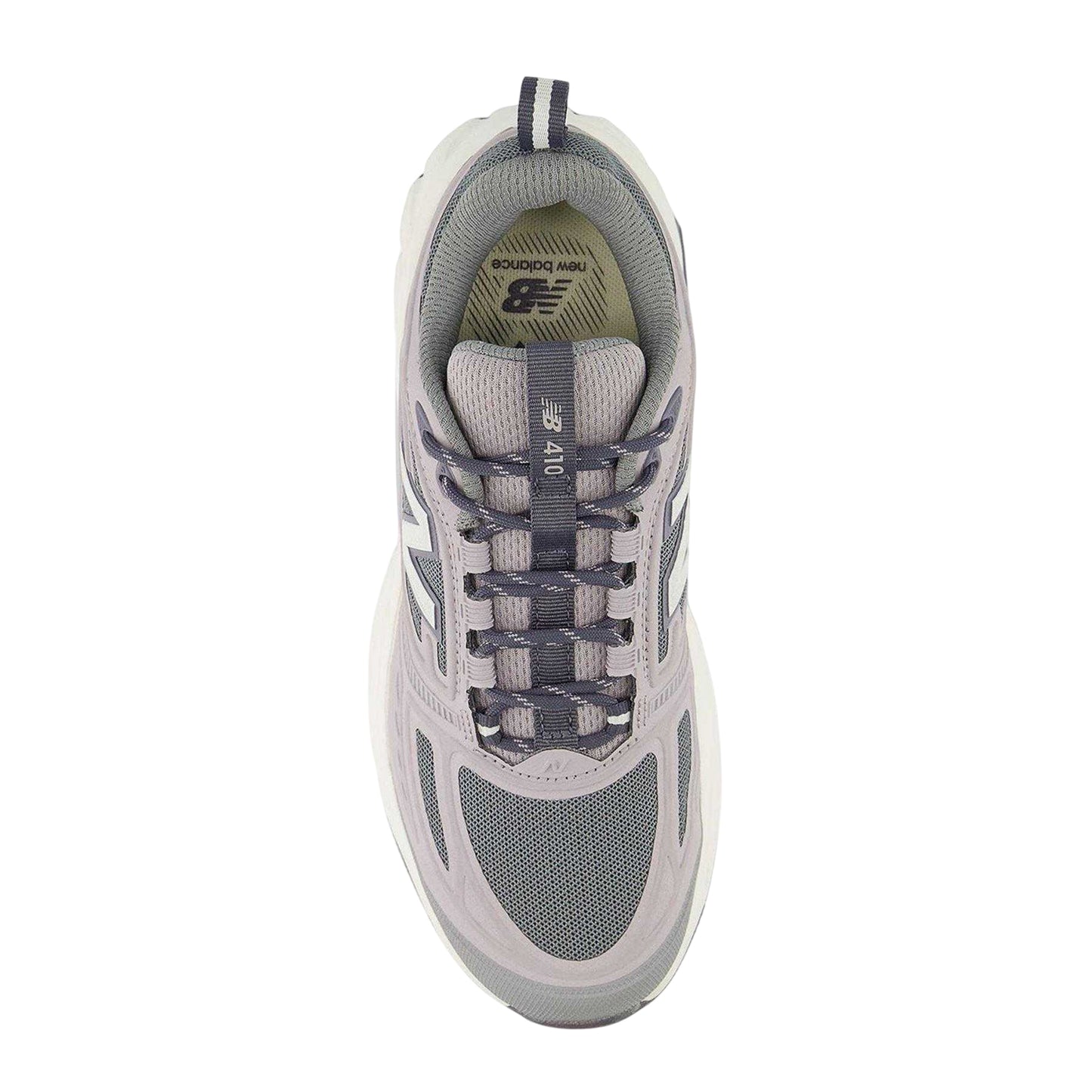 Grey-White - Side - New Balance Mens Trail 410 Shoes