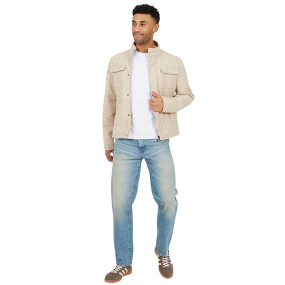 Cream - Lifestyle - Brave Soul Mens Harrington Jacket