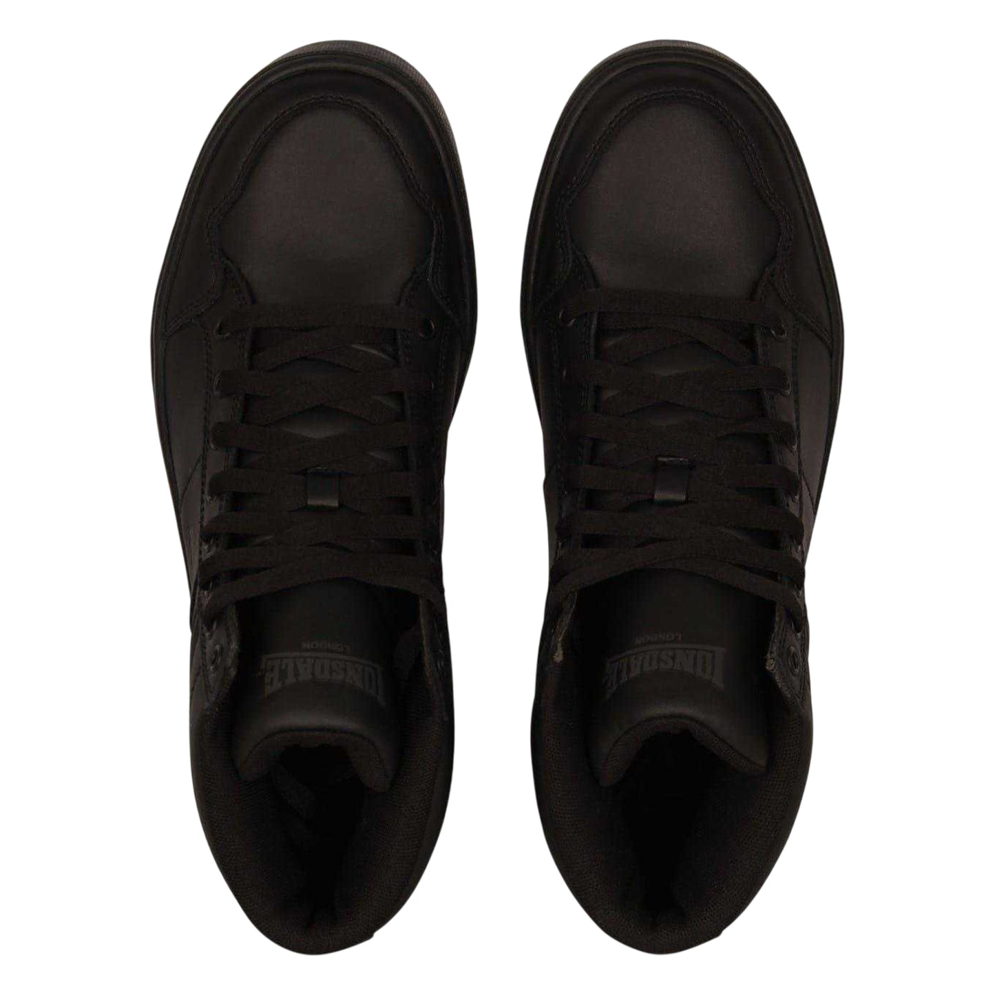 Black-Charcoal - Lifestyle - Lonsdale Mens Canons Flat Trainers