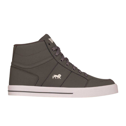 Grey-White - Front - Lonsdale Mens Canons Flat Trainers