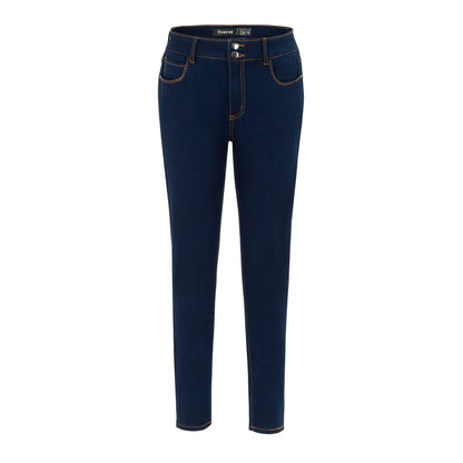 Navy - Front - Firetrap Womens-Ladies Plain Skinny Jeans