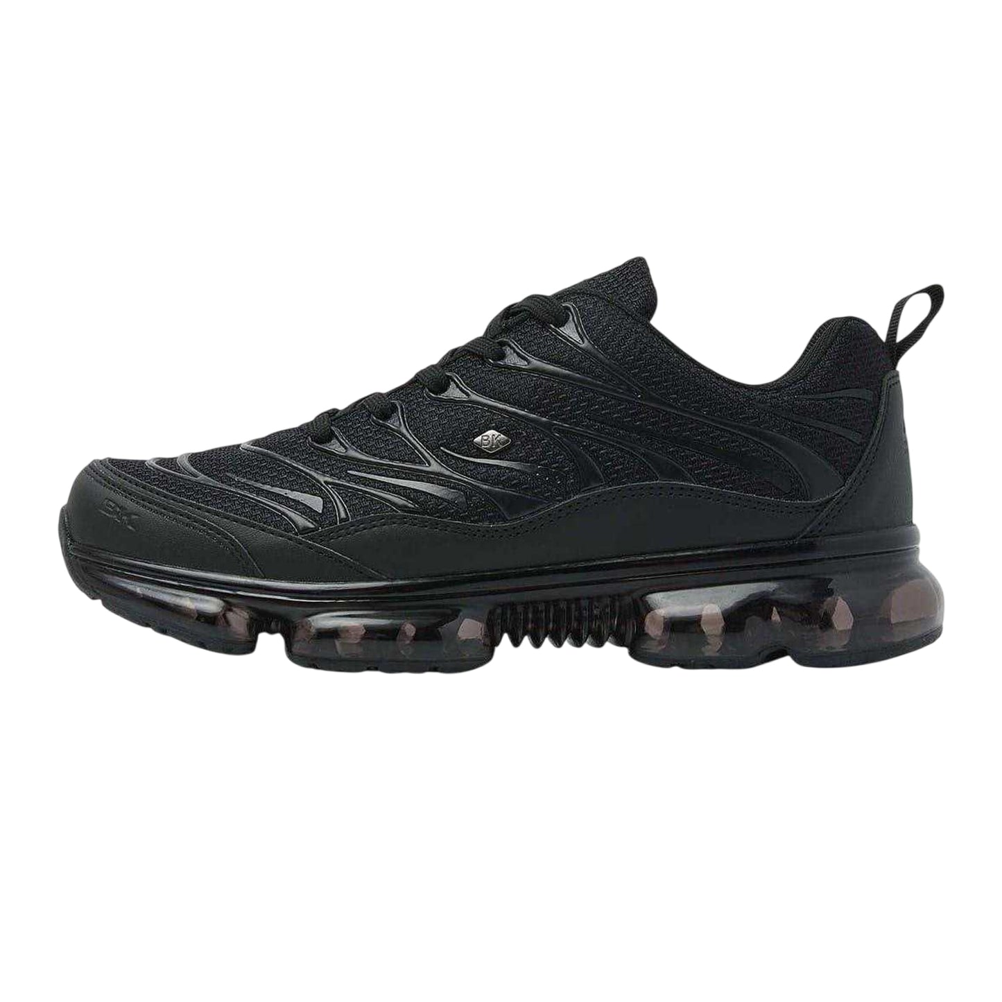 Black - Side - British Knights Mens Urbex Mesh Air Cushioned Trainers