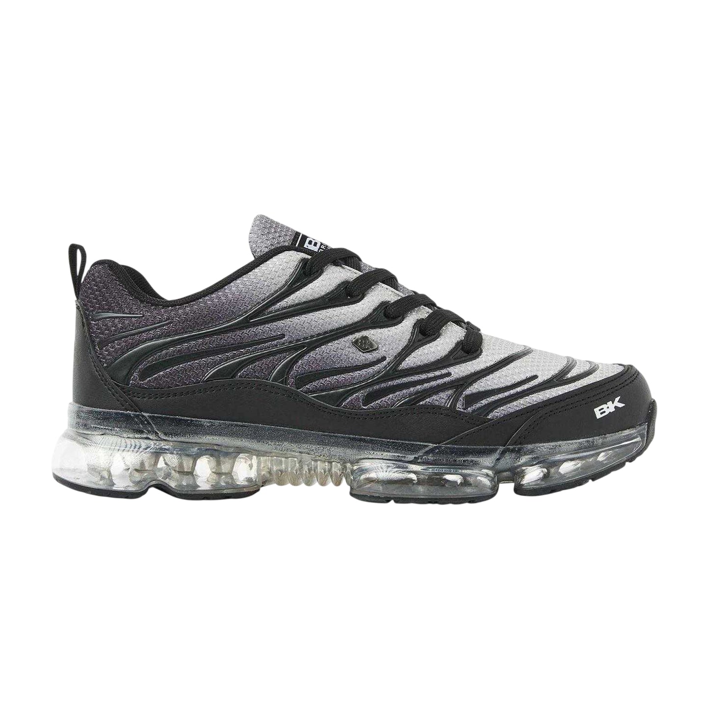 Grey-Black - Front - British Knights Mens Urbex Mesh Air Cushioned Trainers