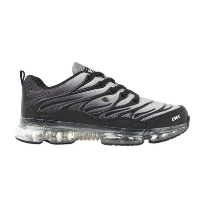 Grey-Black - Front - British Knights Mens Urbex Mesh Air Cushioned Trainers